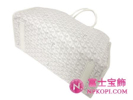ゴヤール　HARDY PM　トートバッグ（ホワイト）HARDY-PM50-BLANCHE-NOIR